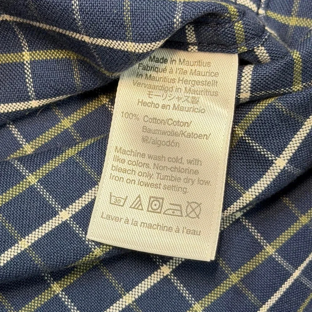 Reserved: Men's Medium J. Crew checkered button-up Oxford shirt